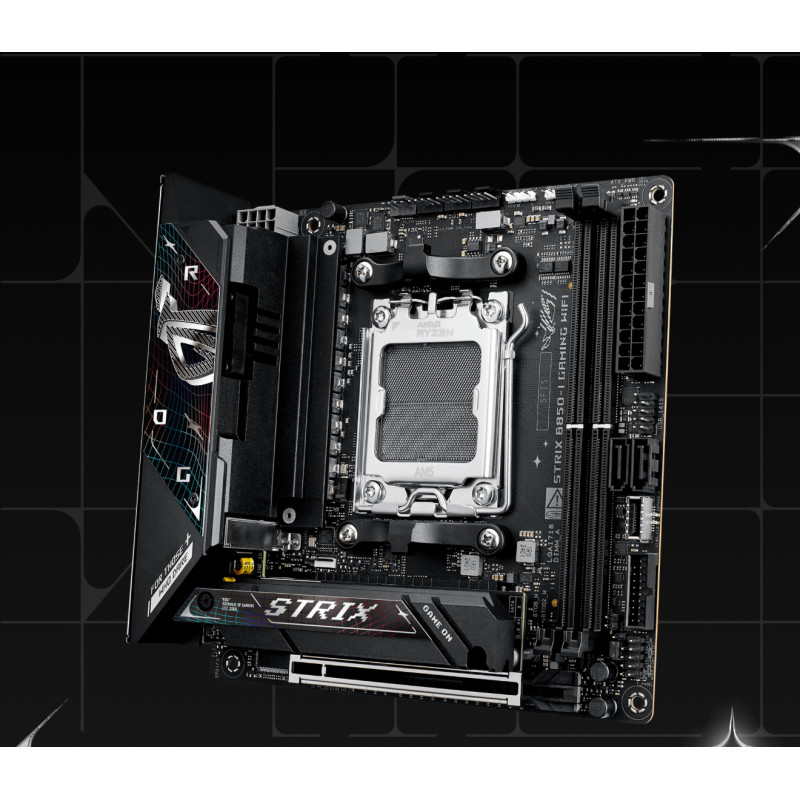 Placa Mãe Asus Rog Strix B850-I Gaming Wi-Fi AMD Soquete AM5