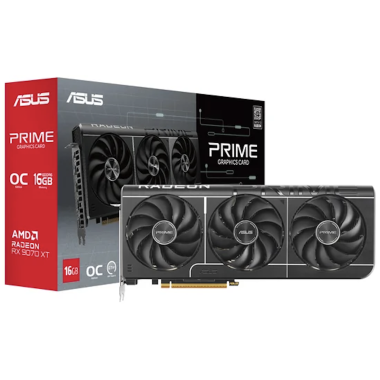 Placa de Vídeo Asus Prime Radeon RX 9070 XT 16GB GDDR6 PCI-Express