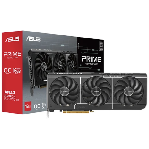 Placa de Vídeo Asus Prime Radeon RX 9070 XT 16GB GDDR6 PCI-Express